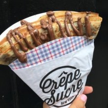Gluten-free crepe with Nutella from Crepe Sucre